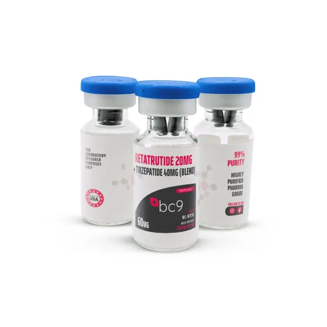 Retatrutide 20mg + Tirzepatide 40mg (Blend)_60mg_Peptide_Bc9 3