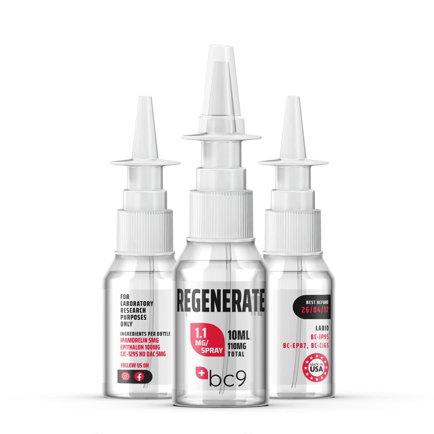 buy ipamorelin nasal spray Regenerate (Ipamorelin + Epithalon + CJC-1295 No DAC) ✨ LET’S TALK ALA Acne reduction Pack Size:Combo