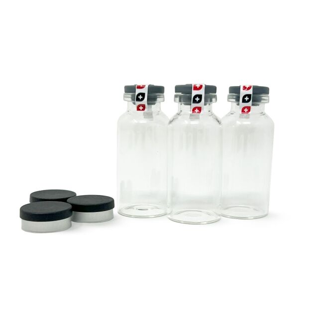 Sterilized Bottles With Crimp Seal Sterilized Bottles With Crimp Seal