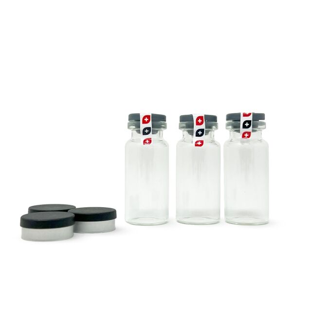 Sterilized Bottles With Crimp Seal Sterilized Bottles With Crimp Seal